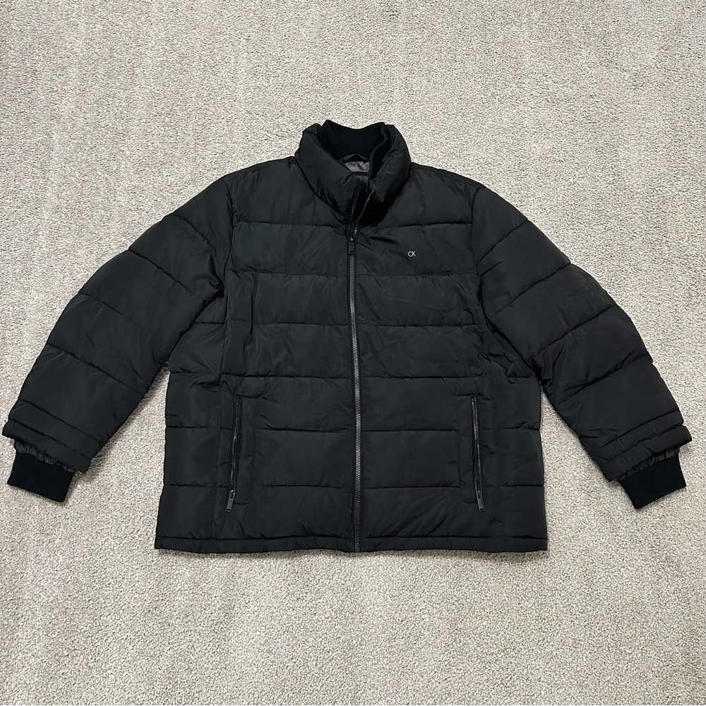 Calvin Klein Men's Black Puffer Jacket - Picture 2 of 8